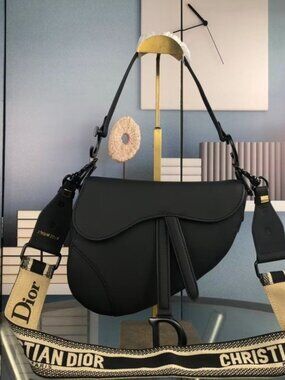 Authentic Christian Dior SADDLE Oblique Bag